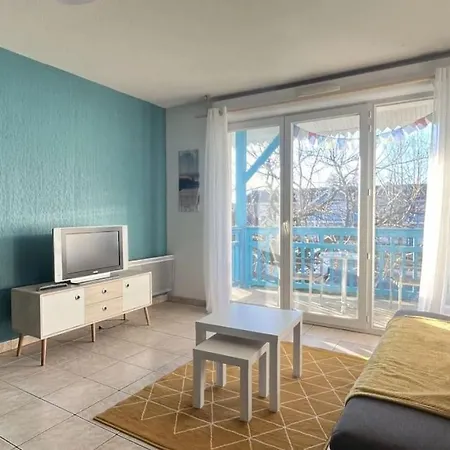 T2 4 Couchage A 2 Pas Du Bassin Appartement Gujan-Mestras Buitenkant foto